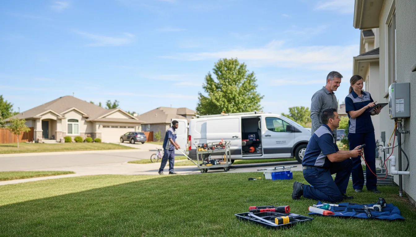 Tankless water heater service in Donaldson, IN